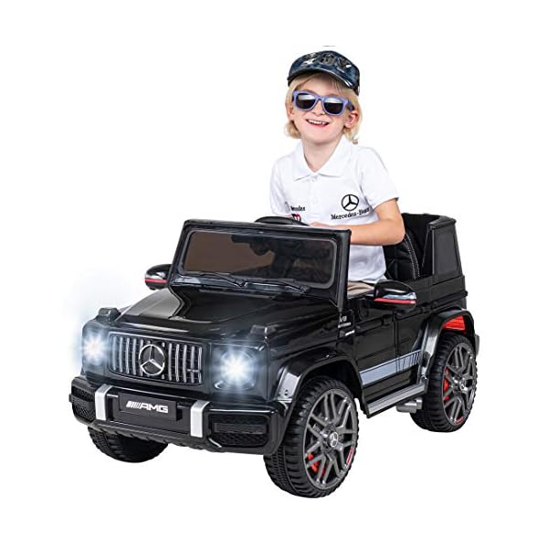 Actionbikes Motors Kinder Elektroauto Mercedes Benz Amg G63 W463 - Lizenziert - 2,4 Ghz Fernbedienung - Ledersitz…