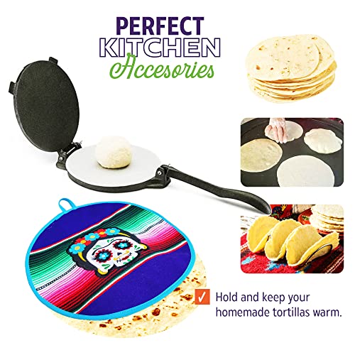 2 Pack Tortilla Warmer Pouch 12 Inch Tortilleros Para Las Tortillas Caliente Tortilla