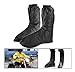 Rain Gear Bike Boot Shoes Cover Gaiter Anti Slip Sole Side Zippered Us Men ((Euro 46-47/US 12-13))