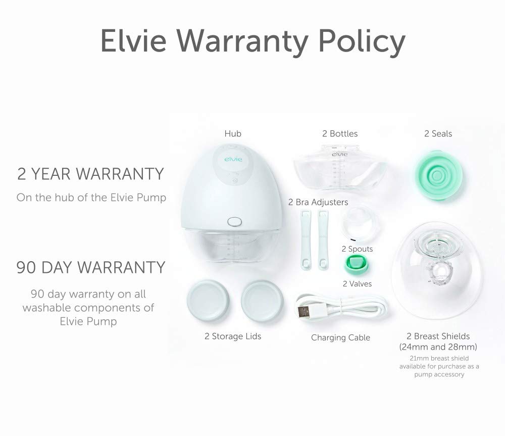 Elvie Pump Double Silent Wearable Breast Pump with App Electric Hands