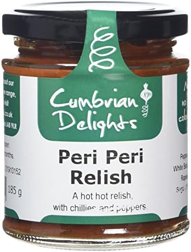 Cumbrian Delights Peri Peri Relish 185 g (Pack of 2)