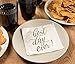 50-Pack Best Day Ever Napkins - Disposable Napkins for Wedding Reception, Bridal Shower, Engagement Party (Rose Gold, 5x5 In) - Wedding Day Decorations for Bridal Suite