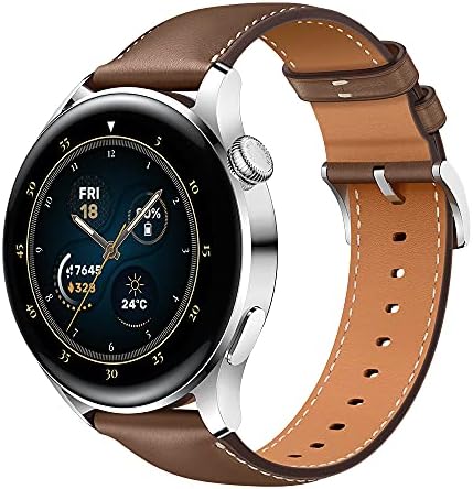 HUAWEI Watch Classic (46mm) Smartwatch Brown Leather, OB02595