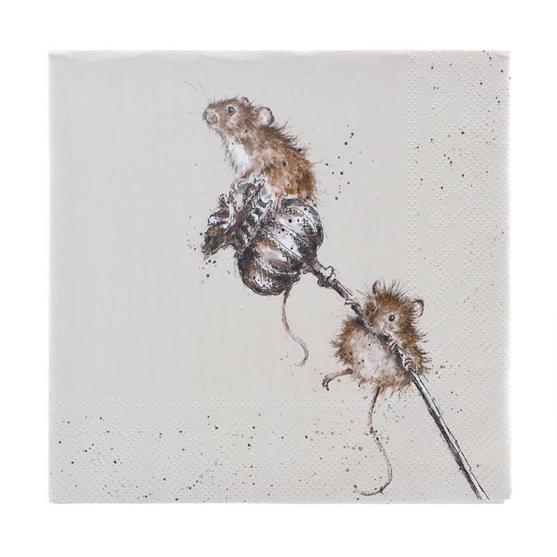 Wrendale Designs - 'Country Mice' Lunch Napkin