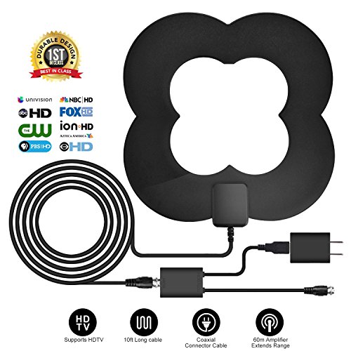 TV Antenna, 50 Miles Long Range TV Antenna For Digital TV Indoor