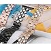 Secbolt Jewelry Bands Compatible with Apple Watch Band 38mm 40mm iwatch Series 5 4 3 2 1, Bling Stainless Steel Replacement Wristband, Champagne Gold