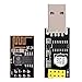 IZOKEE ESP8266 ESP-01 Serial WiFi Wireless Transceiver Module with USB to ESP8266 Adapter for Arduino Raspberry Pi (ESP-01 + USB)