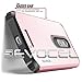 DROID Turbo 2 Case, Evocel [Dual Layer Series] Hybrid Armor Protector Case For Motorola DROID Turbo 2 ( XT1585 / 2015 Release / Kinzie) - Retail Packaging, Rose Gold