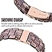 V-Moro Compatible 38mm 40mm iWatch Band Women Men- Fashion Resin Apple Watch Band Bracelet with Copper Stainless Steel Buckle for Apple Watch Series 5 Series 4 Series 3 Series 2 - Coffee Wood Grain
