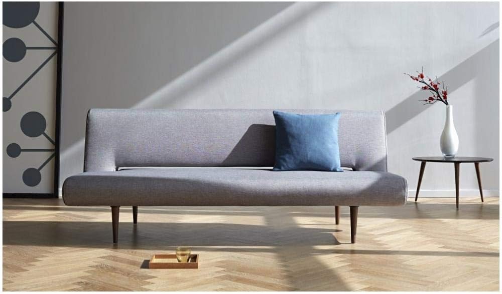 Innovation Canape Unfurl Design Bed Grey Convertible 200 120 Cm Amazon Co Uk Kitchen Home