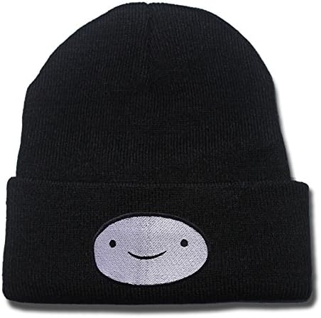 QIANGWEI Adventure Time With Finn And Jake Logo Beanie Fashion Unisex Embroidery Beanies Skullies Knitted Hats Skull Caps