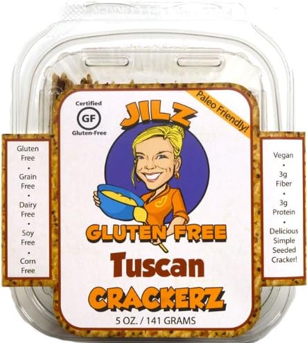 Grain-free Gluten-free Crackers, 5 oz, Tuscan (2 Pack)