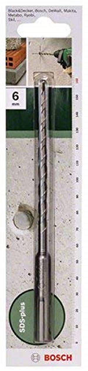 Bosch 2609255507 160mm SDS-Plus Hammer Drill Bit with Diameter 6mm