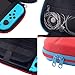 GOMDA Switch Carry Case Compatible – With 20 Games Cartridges and Support Bracket- Protective Hard Shell Travel Carrying Case Pouch for Nintendo Switch Console & Accessories,Blue Redthumb 3