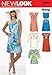 New Look Sewing Pattern 6803 Misses Dresses, Size A (10-12-14-16-18-20-22)
