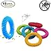 Magtimes 15 Pack Mosquito Repellent Bracelets, Waterproof, 250 Hours Per Bracelets, Mosquito Repellent, Mosquito Bracelets, No Deet, Pest Control