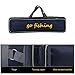 Fishing Rod Case Carrier Bag Portable Waterproof Fishing Rod Reel Bag Case Storage Bags Box Carry Holder Tackle Bag Backpack for Travel with Adjustable Strap