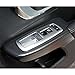 JeCar Window Lifter Switch Buttons Decorative Frame Cover Trim for Jeep Grand Cherokee & Cherokee 2011-2017 (Silver)