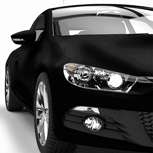 Car Wrapping Foil Bubble-Free – 152 cm – 970RA – 070 M – Matte Car Foil – Black, 3 metres
