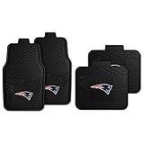 Fanmats New England Patriots Set of 4 Car Mats for