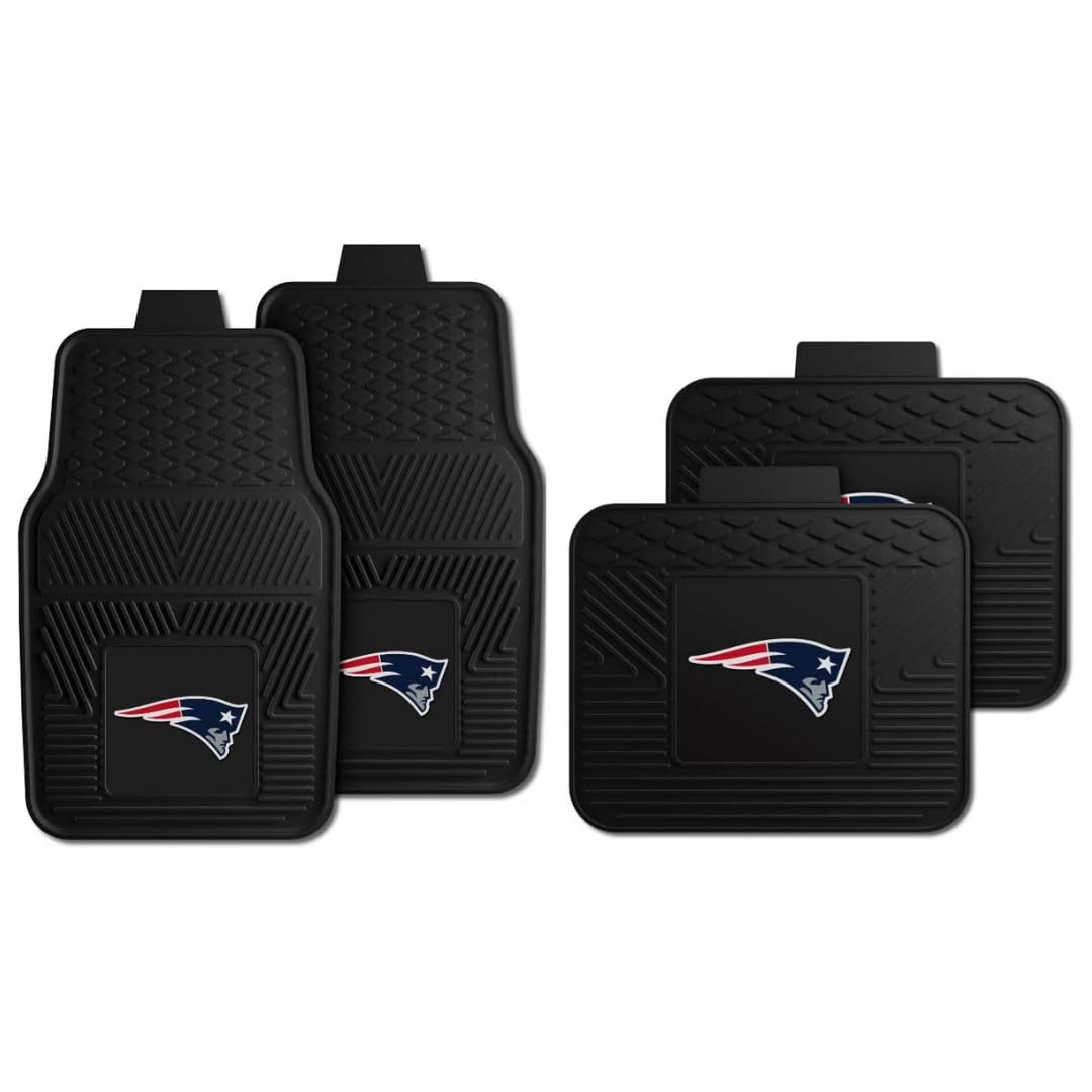 Fanmats New England Patriots Set of 4 Car Mats for