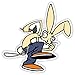 BLINK 182 BUNNY sticker decal 3" x 5"