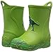 crocs Bump It Graphic Rain Boot (Toddler/Little Kid), Parrot Green, 11 M US Little Kid