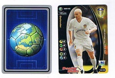 WIZARDS Premier League 2001-02 Leeds United DANNY MILLS football trade card
