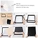 Shadow Box Display Case, Deep Shadow Box Frame, Wood Shadow Box with Linen Back, Memory Box (Black, 16x20)