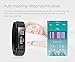 Fitness Tracker, Waterproof Activity Tracker with Heart Rate Monitor Bluetooth Smart Watch Wireless Smart Bracelet Sleep Monitor Pedometer Wristband for Android and iOS Smartphone