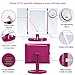 GLAMFIELDS LED Lighted Makeup Mirror, Vanity Mirror with Lights (Rose)