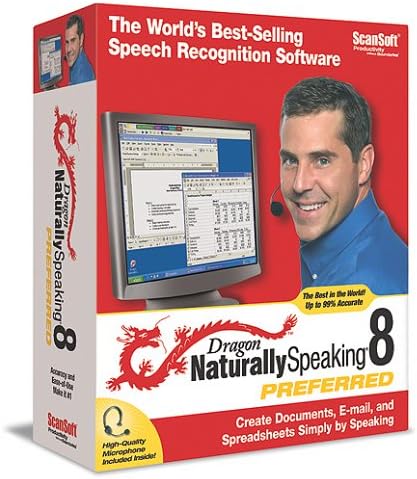 ScanSoft Dragon NaturallySpeaking 8 Preferred [Old Version]