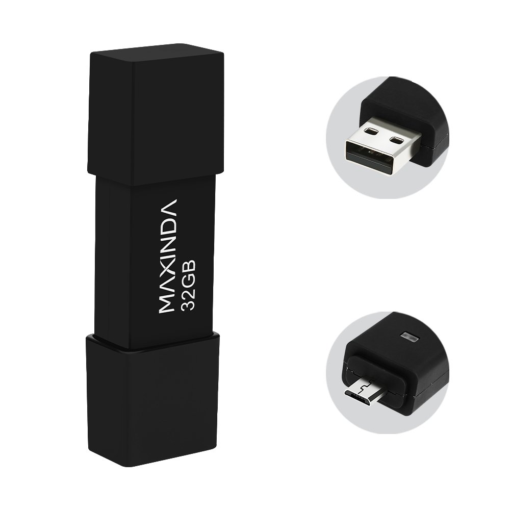 MAXINDA 2 IN 1 Chiavette USB 2.0 da 32 Gb OTG Micro USB per Android Telefono / Tablet / PC