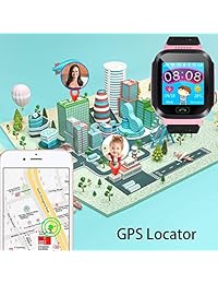 SZBXD   Reloj inteligente para niños, con pantalla táctil de 1,44 pulgadas, reloj de pulsera deportivo con alarma de SOS, ideal como regalo de Navidad, cumpleaños, para niñas y niños