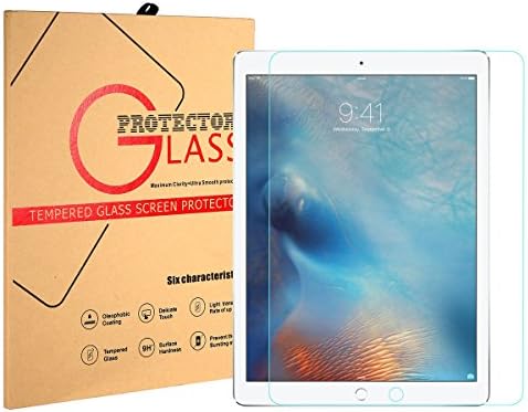 iPad Pro 11 Screen Protector, Abestbox Face ID & Apple Pencil Compatible Tempered Glass Film Screen Protector for Apple iPad Pro 11" 2018