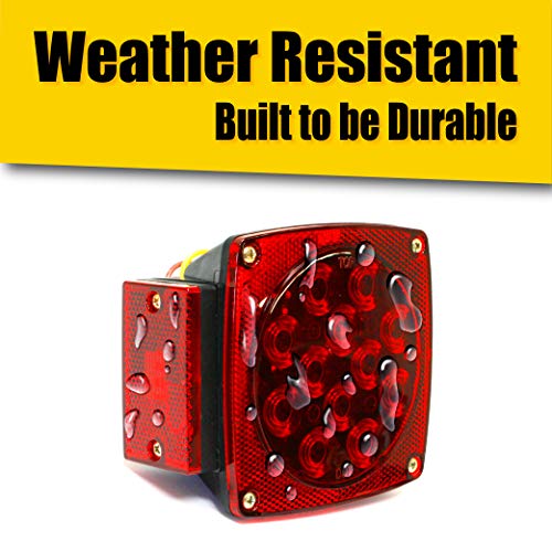 MaxxHaul 70205 Trailer Light Kit 12V All LED , Left and Right