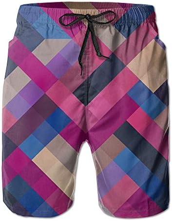 Man's Gifts Abstract Grid Short Pants
