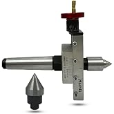 MachEl MT2 Precision Taper Turning Attachment with Interchangeable Revolving &amp; Dead Centers &ndash; Advanced Lathe Tool for Accurate Taper Cutting