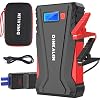 DINKALEN Booster Batterie Voiture 12800mAh 800A Portable Booster de Batterie Moto (Jusqu’à 6.0L Essence/5.0L Diesel…