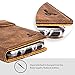 Snakehive Vintage Wallet for Samsung Galaxy S8 || Real Leather Wallet Phone Case || Genuine Leather with Viewing Stand & 3 Card Holder || Flip Folio Cover with Card Slot (Brown)