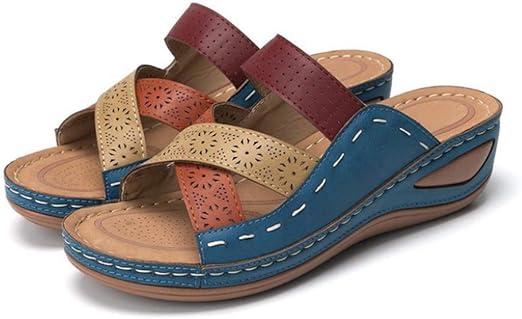 ladies leather sandals amazon