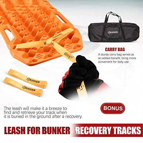 BUNKER INDUST OffRoad Traction Boards with Jack Lift Base,2 Pcs