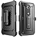 Nexus 6 Case, SUPCASE [Heavy Duty] Belt Clip Holster Case for Google Nexus 6[Unicorn Beetle Pro Series] Full-body Hybrid Protective Cover with Screen Protector (Black/Black), Fit Motorola Nexus 6