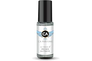 CA Perfume Impression of Vrs Men Eau Fraiche Perfume Oil Woody Aquatic Scent Long Lasting Cologne for Men Travel Size Mini Perfume Sample TSA Ready Body Oil Roll-on 0.14 Fl Oz 4ml