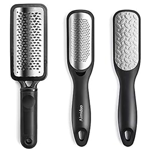 Foot File Callus Remover,Colossal Foot Rasp and Professional Foot Scrubber Pedicure Kit to Remove Hard Skin for Wet and Dry Feet,Surgical Grade Stainless Steel File