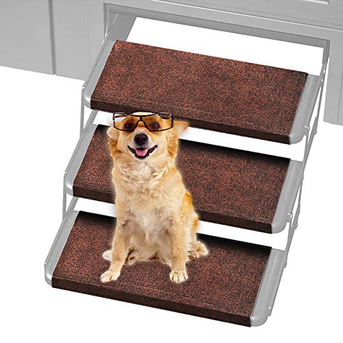 wadoy RV Step Covers Wrap Around, Camper RV Step Rug 22 in Wide, Carpet for RV Steps, Trailer