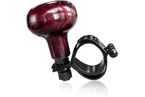 LSKASELUE Steering Wheel Spinner Knob, Anti-Slip Steering Wheel Aids Power Handle Ball Spinner, Universal Driving Assist Hand