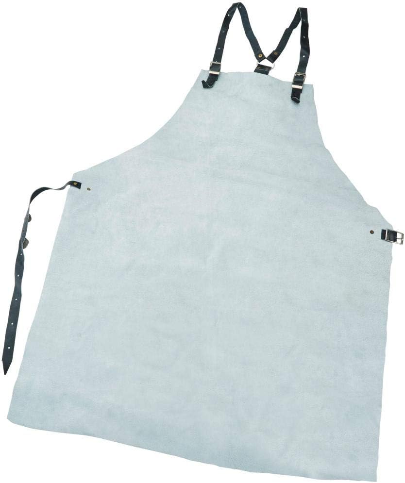 TPF Commercial 0007699330005 – Split Cowhide Leather Welders Apron, High Resistant Spine, with Leather Straps)