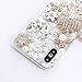 DMaos Compatible with iPhone Xs Max Women Case, Handbag Design Sparkly Rhinestone Cover, Cute Girly Bling Diamond Snow Flower, Beauty 6.5 inch 2018