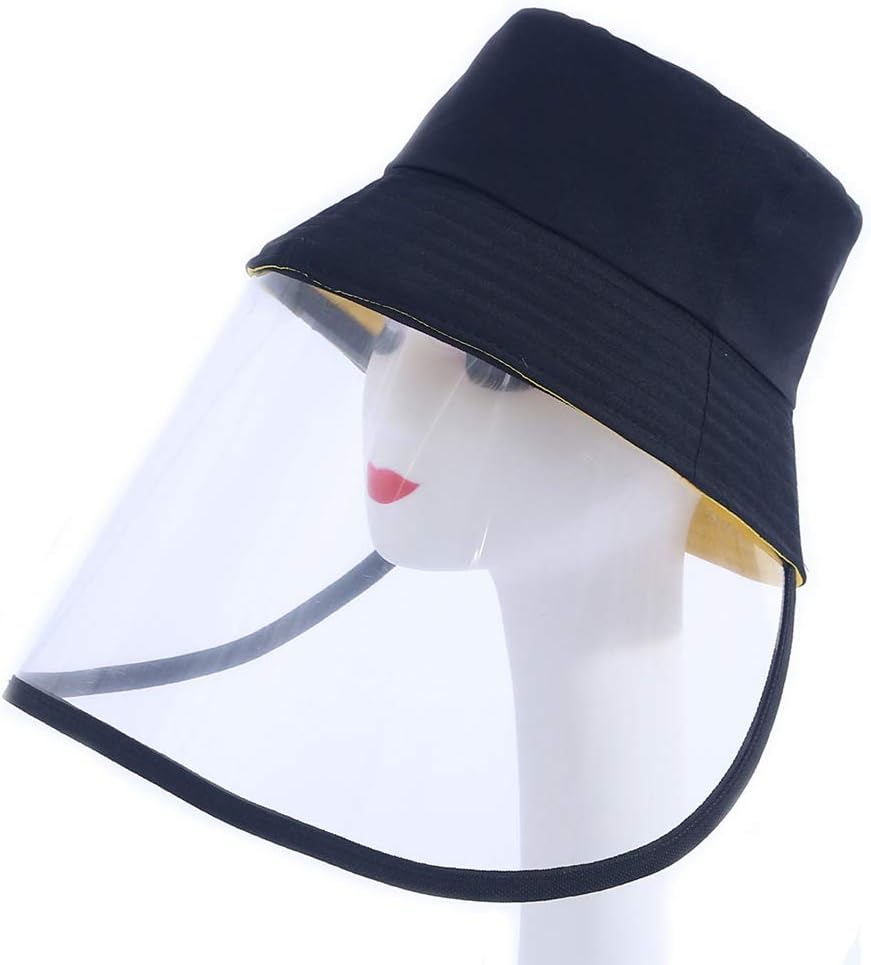 Anti Fog Saliva Hat With Face Safety Shield For Men/Women Full Mask Isolation 270 Degree Protective Hat